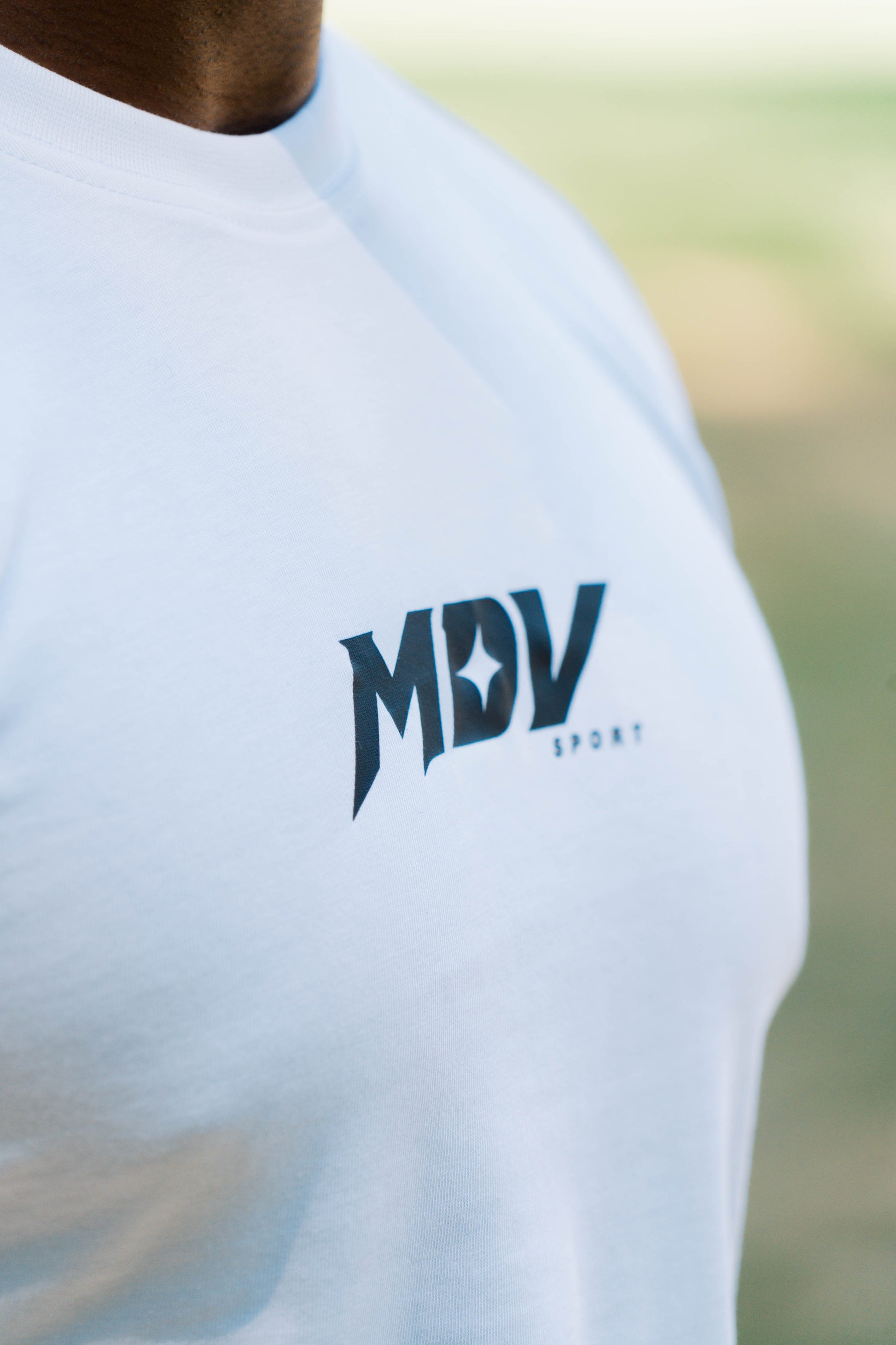 T-shirt TOI VS TOI blanc, détail du tissu